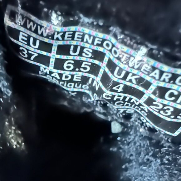 Keen Boots Womens 6.5 Black/Gray Tall Waterproof Insulated Suede Leather - Picture 9 of 9